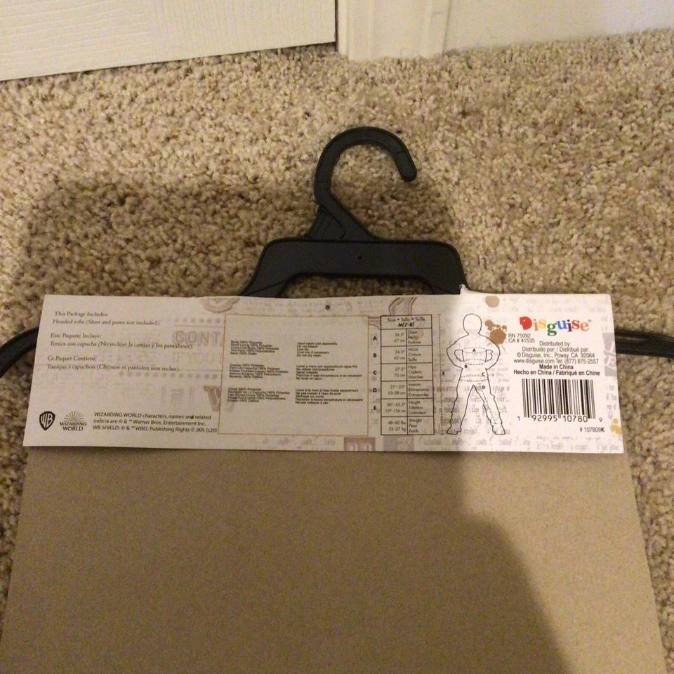 Disfraz Harry Potter Hogwarts Licesned Clásico Niño Bata Dorado M (7-8) Disfraz Foto 4 de 4