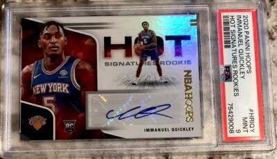 2020 Panini Hoops Immanuel Quickley RC Auto PSA 9 | eBay