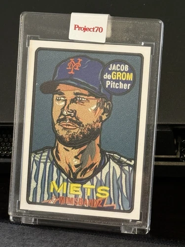 Topps Project 70 #239 Jacob deGrom Mets By Mimsbandz PR 1289