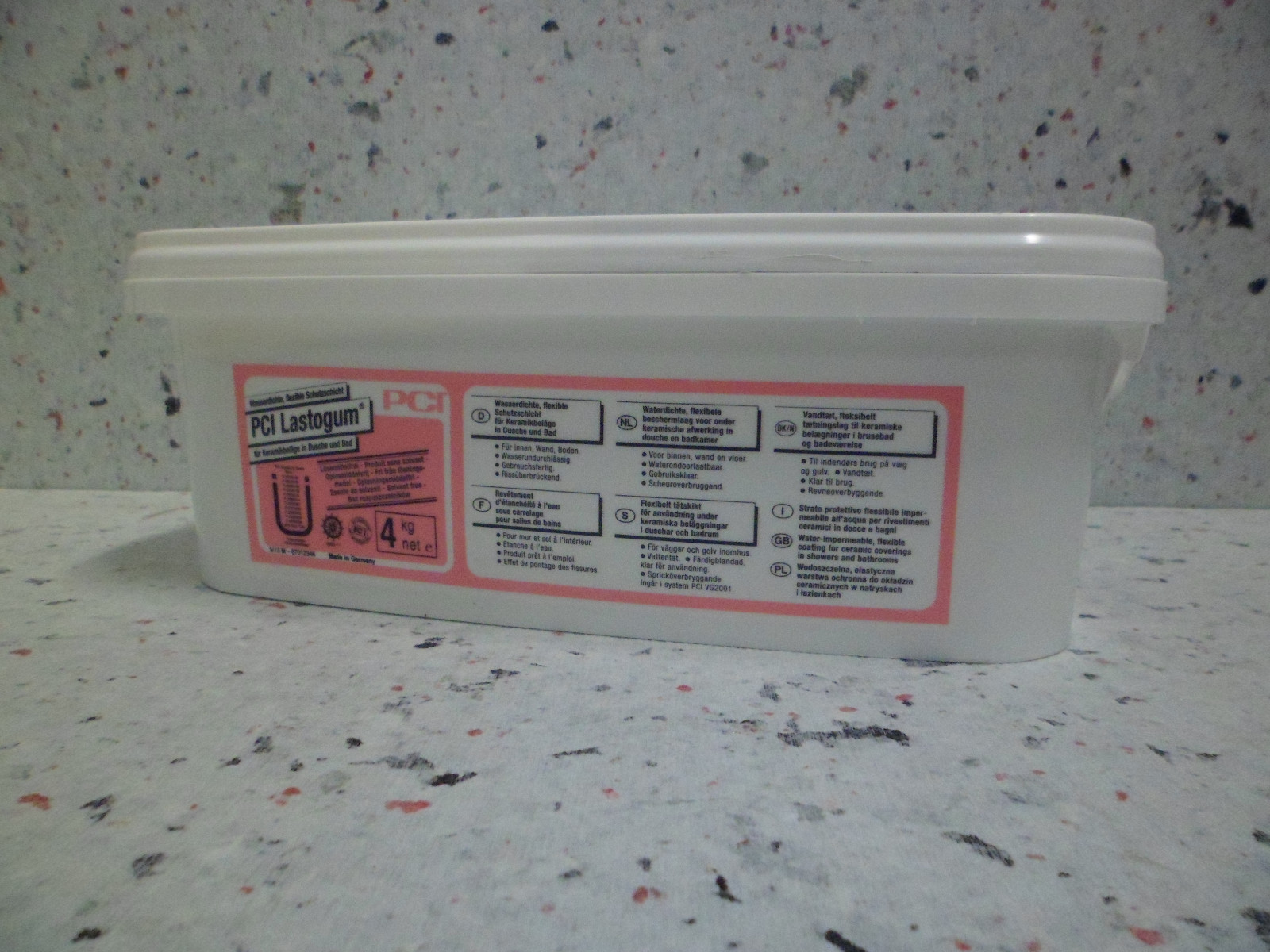 PCI Lastogum 4 kg White Liquid Membrane Shower Sealing Bathroom Sealing Sealing