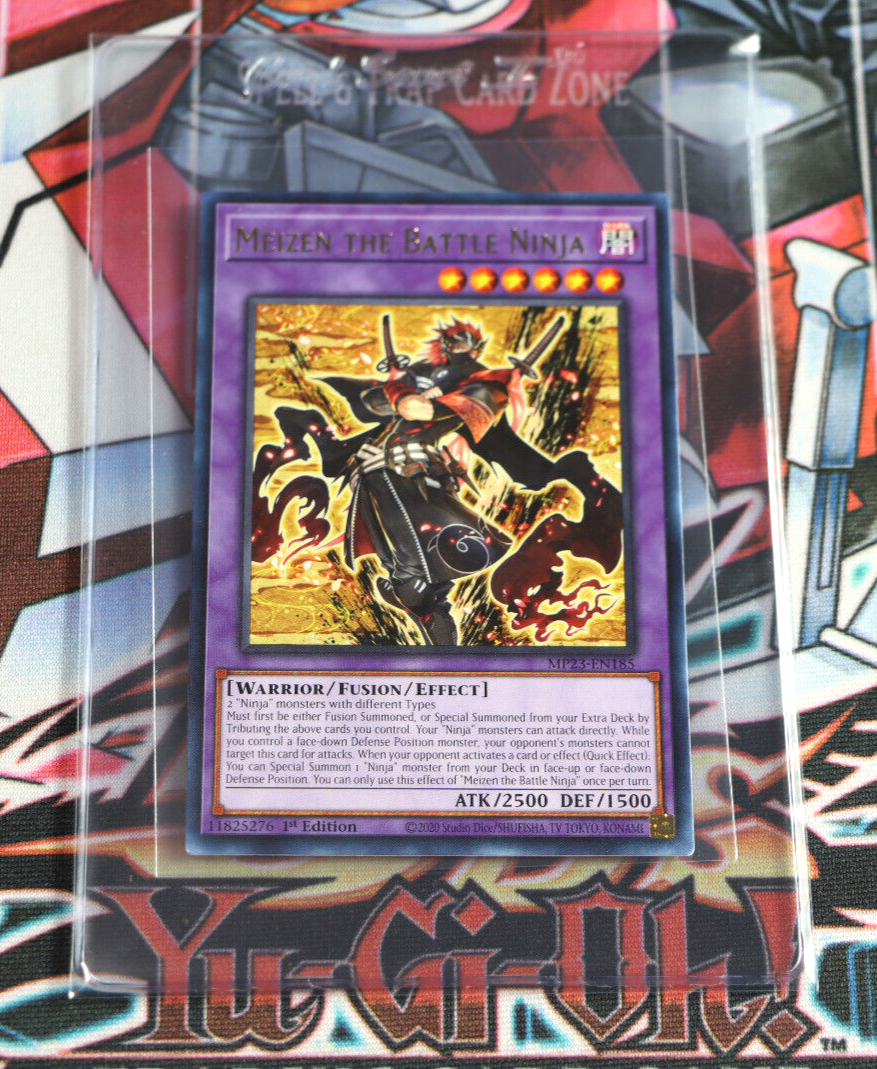 YuGiOh Meizen the Battle Ninja MP23-EN185 1st Edition Rare | eBay