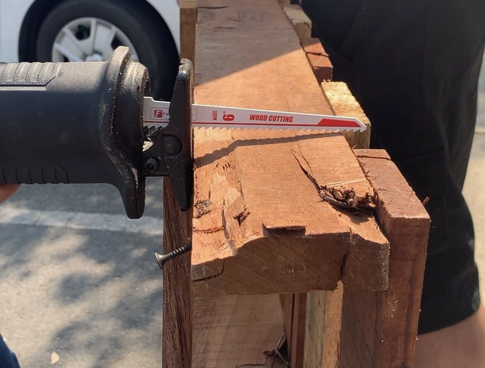 (100) 6" RECIP HOJAS DE SIERRA PARA CORTAR MADERA 6-TPI Para uso en madera Foto 4 de 4