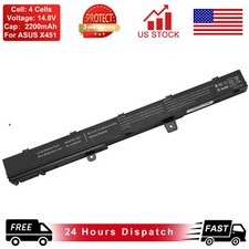 Laptop Battery For ASUS X551M Series A31N1319 A41N1308 X45LI9C YU12008-13007D AK