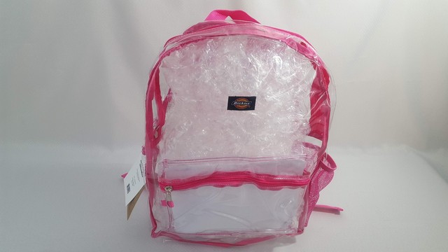 dickies clear backpack