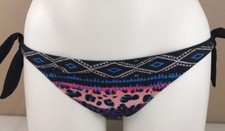 Women's River Island Bikinin Bottom Swim Suit UK 8 convert US 4 Animal Print NEW