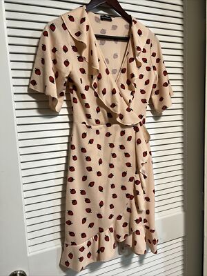 pretty little thing short dresses Pretty Little Thing Strapless Ruffle Mini Dress (Pink)