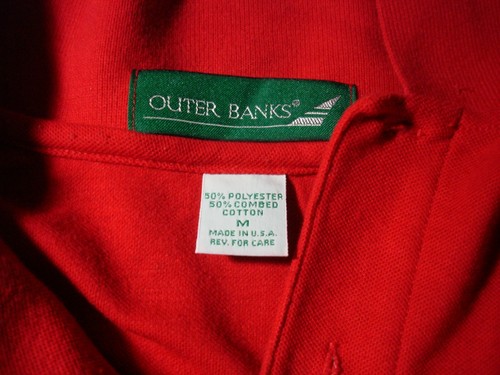 ORIGINAL VINTAGE RARE PERRI ENTERTAINMENT POLO T SHIRT STAFF RED MEDIUM - Picture 3 of 4