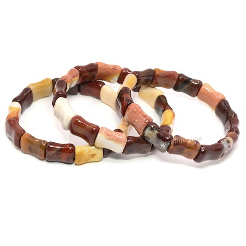 16mm bamboo bracelets gemstone beads DIY jewelry making bamboo bone shape bead - Picture 31 of 77