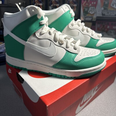 Nike Dunk High Phantom Stadium Green New Sz 6y With Original Box
