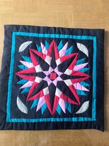 cushion cover patchwork design