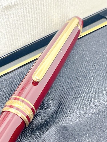 MONTBLANC Meisterstuck Fountain Pen 4810 Bordeaux Red Resin Nib 14K - 第 9/10 張圖片