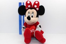 Vintage Disney Minnie Mouse Red Polka Dot Plush Stuffed Doll 17 Valentine