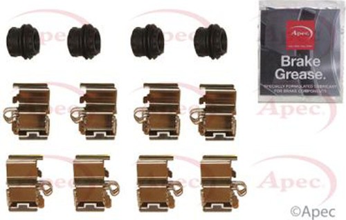 Apec Front Rear Brake Pads Fitting Kit Fits Jeep Renegade 2015- Fiat 500 2014- - Picture 2 of 2