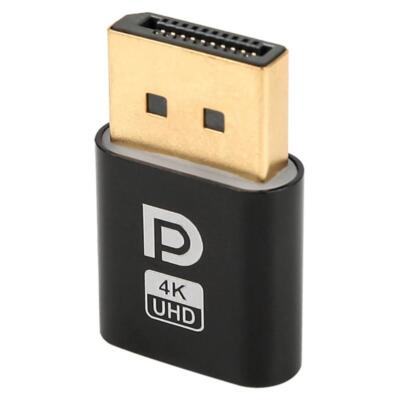 4K Displayport Dummy Plug DP Virtual Display Adapter EDID Emulator Desktop Accs