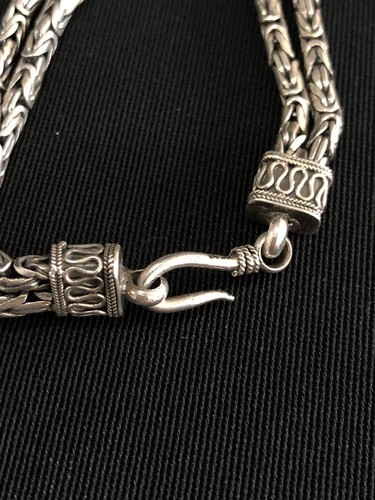 Vintage Ukraine Sterling Silver 925 Men's Women's Chain Bracelet Marked 24gr - 第 3/15 張圖片