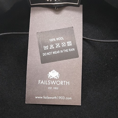 Failsworth Hat Studio BLACK Pillbox Birdcage Veil Fascinator Hat 100% Wool, NWT - Picture 5 of 15
