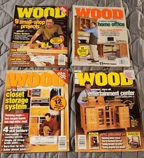 Lot of 4 - Vintage WOOD Magazines by Better Homes and Gardens - Lot 1082
