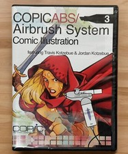 New Copic Airbrush System ABS Comic Illustration Inking Techniques DVD