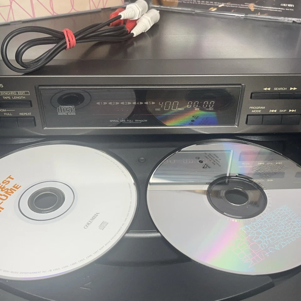 TESTED Technics SL PD825 5 Disc CD Changer Player MASH Carousel Japan + EXTRAS - Image 3 of 4