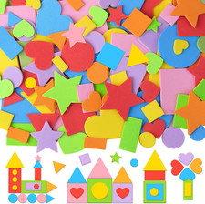 3260 Pcs Assorted Foam Shape Stickers for Crafting and Decor