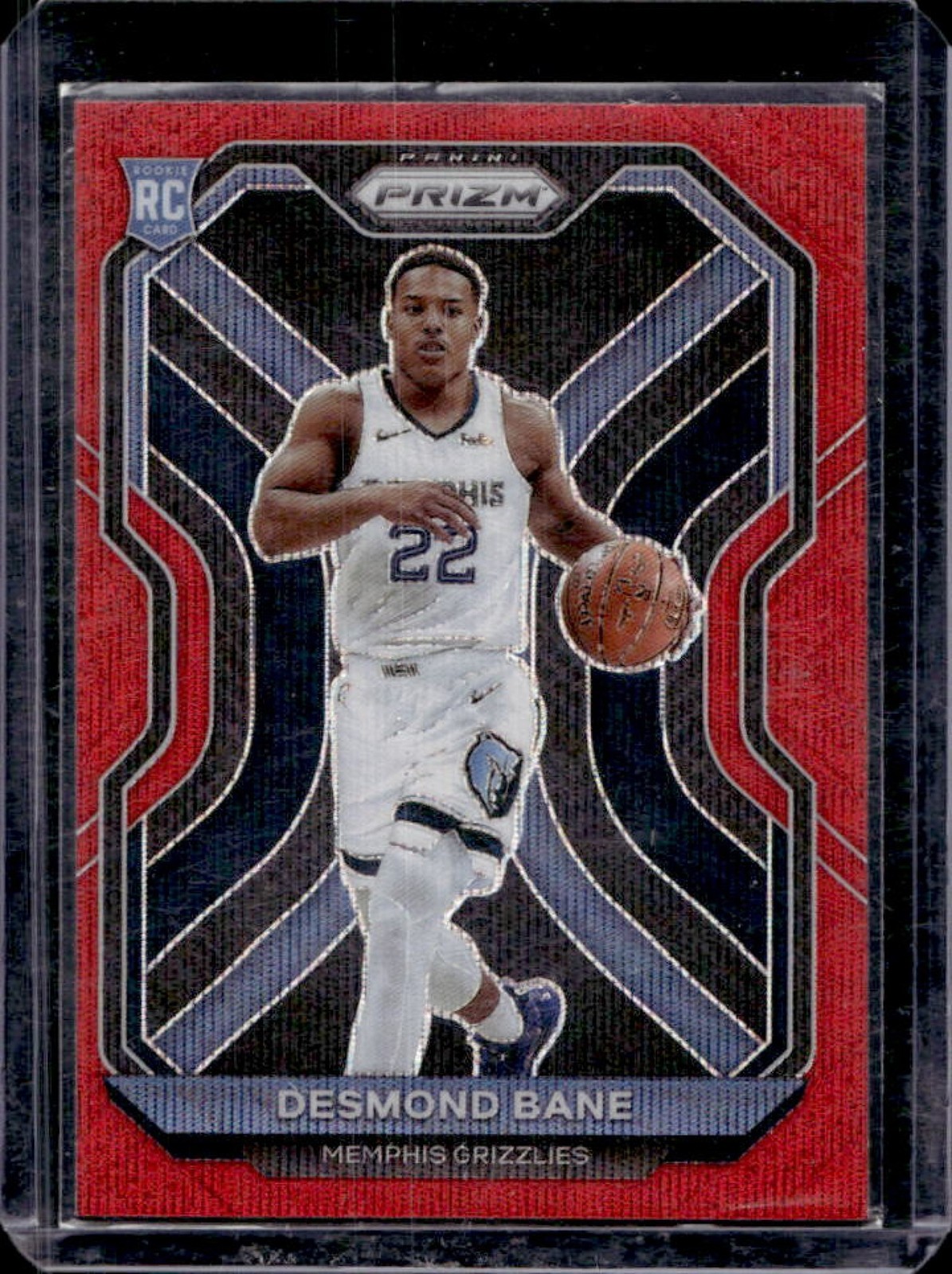 2020-21 Prizm Desmond Bane RC Ruby Wave Prizm #297 Grizzlies