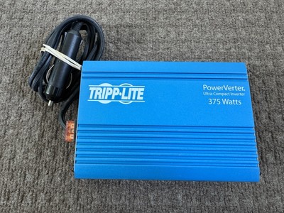 Tripp Lite PV375 PowerVerter 375W Inverter 12V DC Input/120V AC Output 2 Outlets