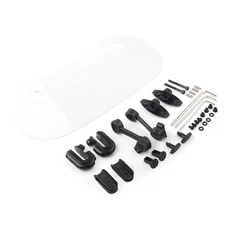 Clip-On Windshield Extension Spoiler Windscreen Deflector Clear Universal USA