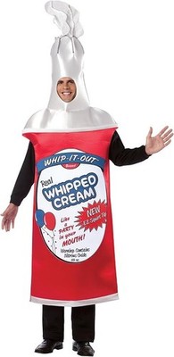 RASTA IMPOSTA WHIP-IT-OUT WHIPPED CREME HALLOWEEN COSTUME ADULT ONE SIZE 70650