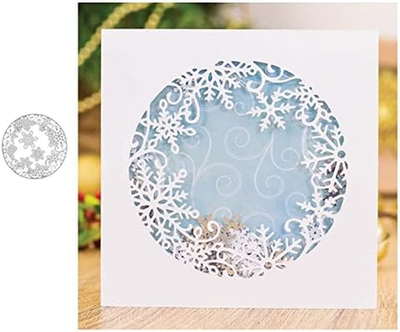 #ad Christmas Snowflake Frames Metal Cutting Dies Stencils Die Cut for DIY Scrapb... $11.19