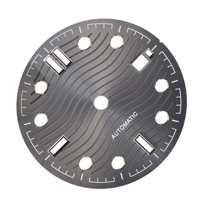 Grey Watch Dial Parts Wih Luminous For ETA 2836/2824 Mingzhu DG2813 Movement D