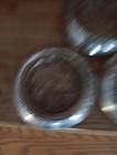 Set Of 3 Amston Sterling 144 Rimmed Glass Coasters — photo 5