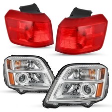 Headlight Taillight Assembly 2016-2017 Terrain Halogen Projector Pair Bulbs