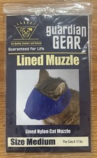 GUARDIAN GEAR LINED MUZZLE FOR CATS 6-12LBS BLUE