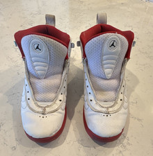 Jordan Jumpman Pro Unisex Kids Mid-Top Basketball Sneakers White/Red US 6