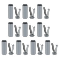 Shoe Lace Tips, 10 Pack Metal Alloy Shoelace Head, Gray