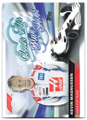 Kevin Magnussen 2022 Topps Formula 1 Clean Air Blue Skies CABS-KM NM