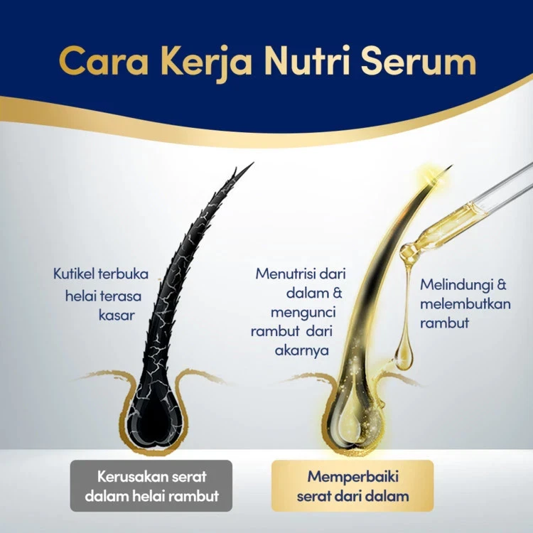 Paquete de champú anticaída Dove 135 ml - Tratamiento para pérdida de cabello con suero nutritivo Foto 4 de 4