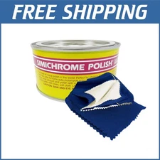 Simichrome 250g Metal Polish with Cloth - Instant Shine for Chrome & Stainles...