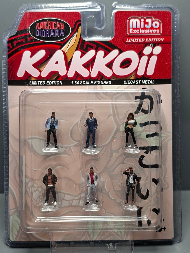 American Diorama 1/64 Kakkoii Figure Set (NG38) - Photo 1/3