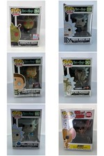 Funko Pop! Lot of 6 Animation Rick and Morty Jerry with Crystal