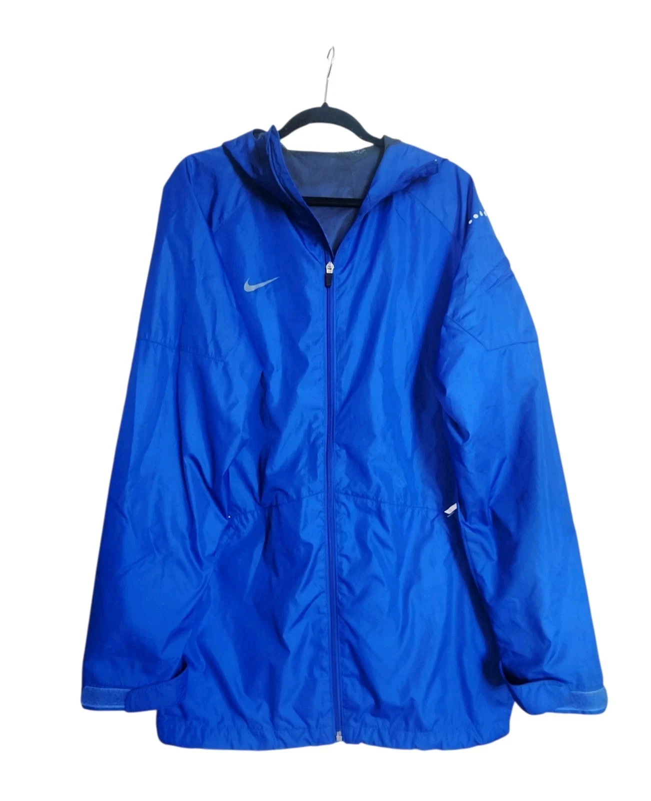 Nike Storm-FIT Blue Hooded Windbreaker Jacket Men’s L Vintage Y2K Gorpcore...