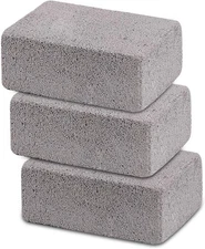 Griddle Cleaning Brick Block Heavy Duty Grill Stone 3Size, Gray 