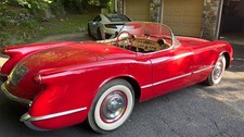 1955 Red Chevrolet Corvette   | C1 Corvette Photo 1