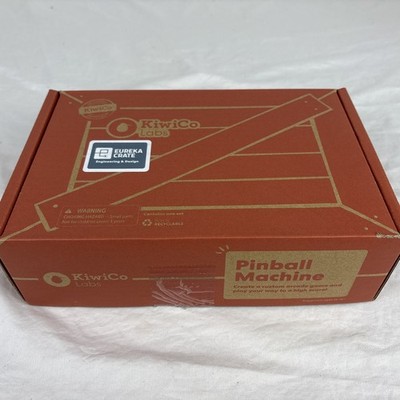 NEW Kiwi Co Eureka Crate Build Your Own Pinball Machine New Open Box 12+ STEM
