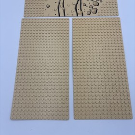 LEGO Sand Bandits Baseplate Curve with Rocks and Ruts For set 6761 Lot