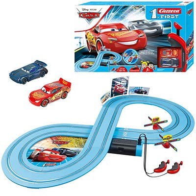 Carrera Set Pista Pixar Cars Power Duel 1:50 Con 2 Veicoli - Immagine 2