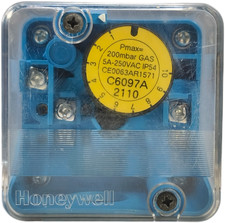 Honeywell Pressure Switch C6097A2110 5A-250 VAC IP54 CE0063AR1571 Gas Industrial