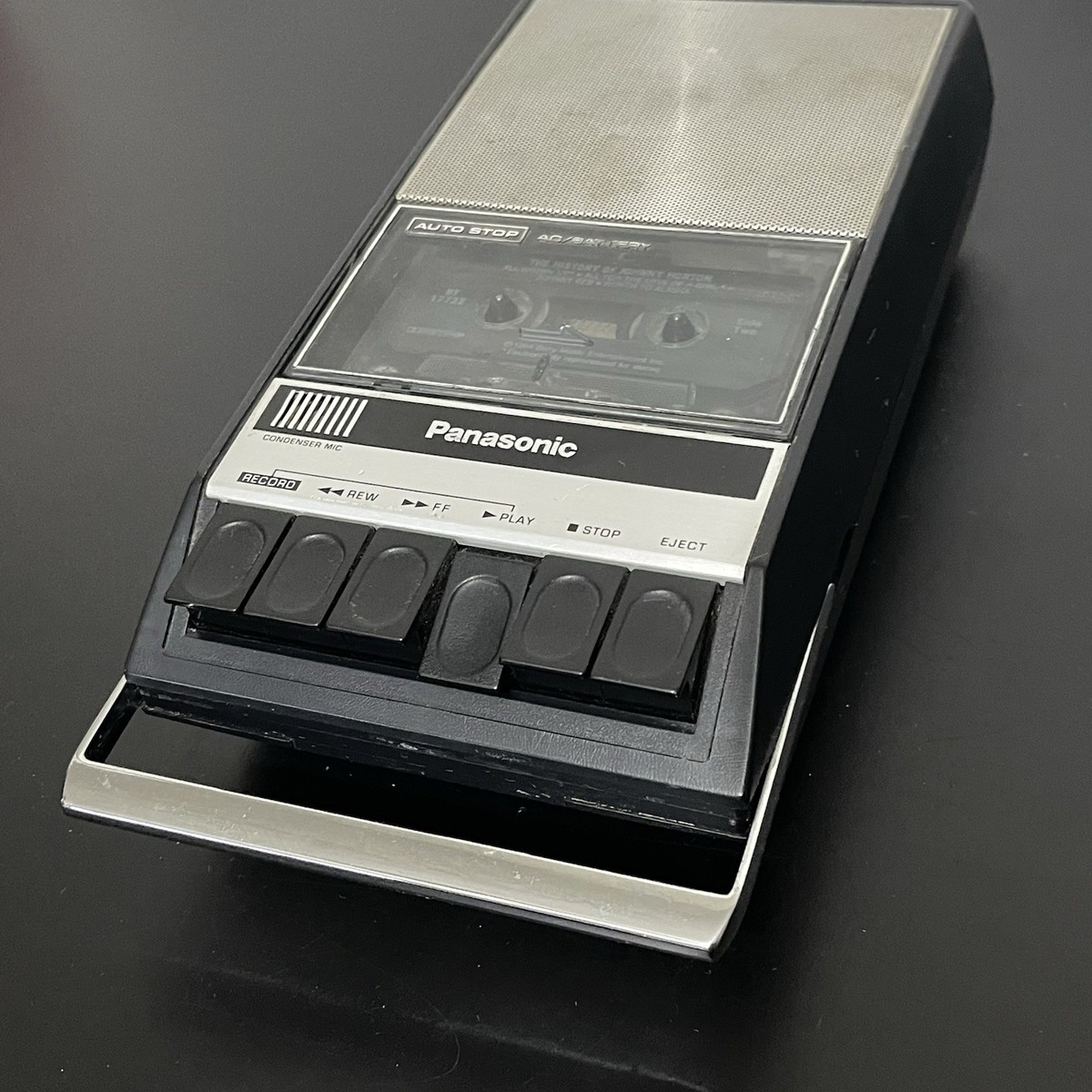 Vintage Panasonic Portable Cassette Tape Recorder RQ309DS