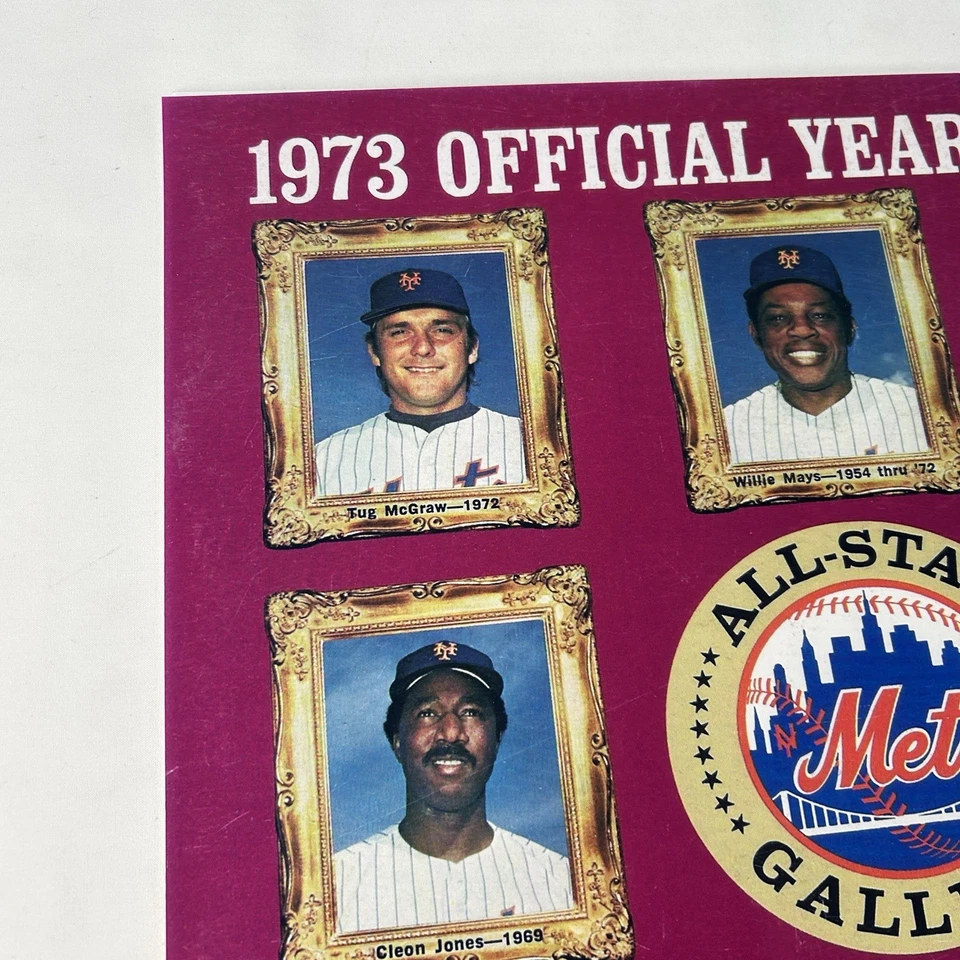 1973 New York Mets Yearbook Enlarged Photograph 16" x 20" Sports Memorabilia  - Image 2 of 4
