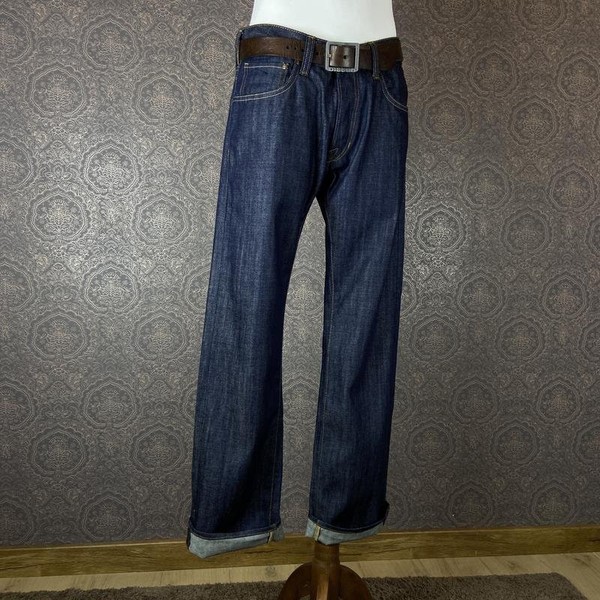 Men H&M Jeans Navy Cotton 33 / L / 48